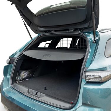 Сітка-перегородка Travall для Peugeot 308 (2021-), захист багажника для собак, міцне сталеве сітка, автоперегородка для собак