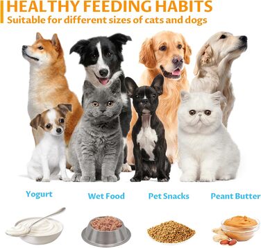 Килимок для лизання собак та котів, великі породи, преміум силікон, з присосками, заспокоює, покращує здоров'я зубів, уповільнює годування, легко миється, 2 шт.