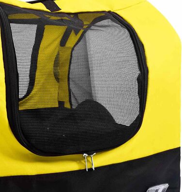 Трейлер для собак Tidyard 2-в-1: велосипедний та коляска, з амортизацією та поворотними колесами, водовідштовхувальне полотно Oxford, 63.5 x 143 x 103 см