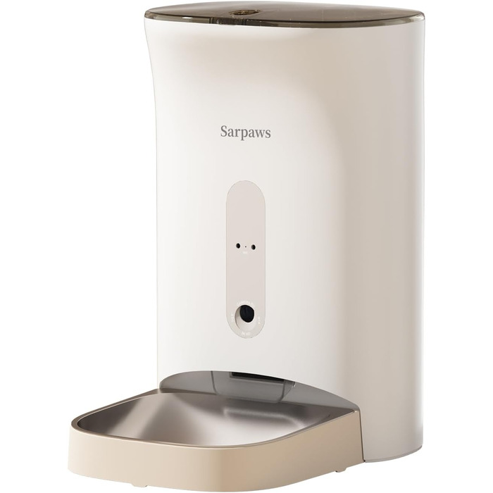 Автоматичний годівниця для котів SAWPAWS з камерою, 4.3L, WiFi, нічне бачення
