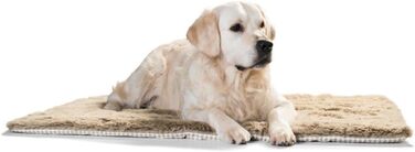 Теплий плед для собак HUNTER ASTANA, коричневий, в клітинку, для лежанки, 30°C, легко миється