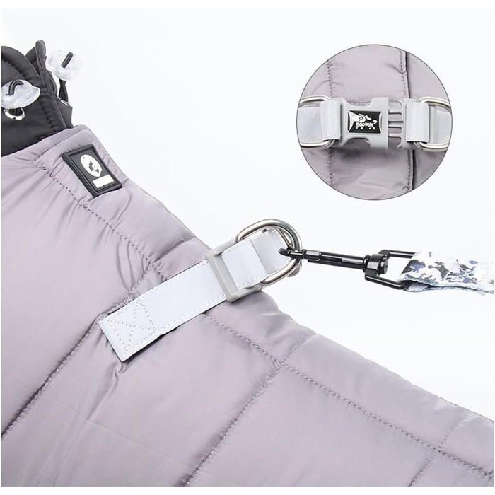 Водонепроникний зимовий теплий наряд для собак, куртка для собак, костюм від снігу (2XL)