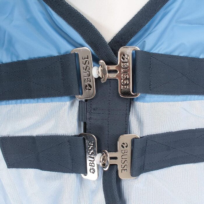 Водонепроникна накидка для коней Busse Paddockdecke RAINFLY, колір Sky Navy, розмір 155