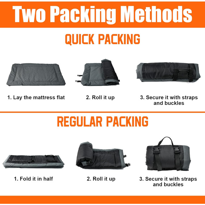 Лежанка для собак середнього розміру 90x60 см: водонепроникна, портативна, складана, для подорожей, в переноску, на диван, в авто