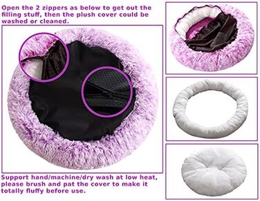 Кругле ліжко для собак 