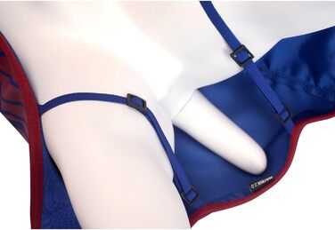 Водонепроникна куртка для собак AX & Olly Regenantel, спортивна модель з регульованим поясом, світловідбиваючі елементи, отвір для шлейки (XS, FC Barcelona)