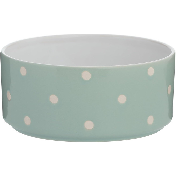 Миска для собак Mason Cash, з точками, 18 см, салатовий колір