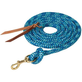 Грудак із грубої шкіри Weaver Leather, олійований, унісекс, поліестерова ковбойська повідка зі швидким карабіном, 16 мм x 3 м