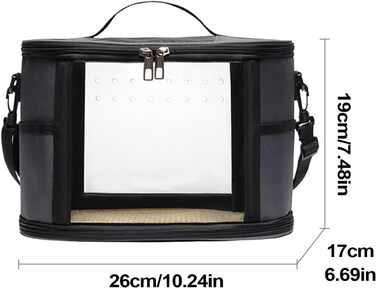 Транспортна переноска Vogel для подорожей: сумка-переноска для папуг, хвилястих та корел