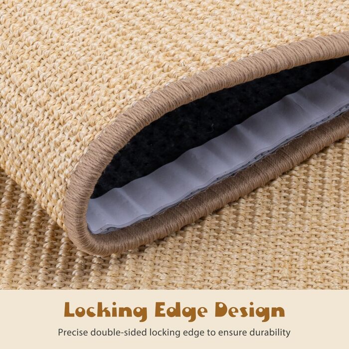 Килимок для дряпання котів Nobleza 2 шт. з сизалю, 60 x 40 см. Захист від подряпин меблів