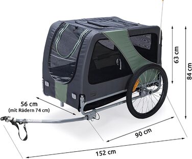 Karlie Fahrradanhänger для собак - 152x74x84 см