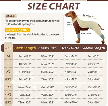Піжама для собак Hjumarayan, еластичний комбінезон з блискавкою, повне покриття, довгі штанини, захист від бруду, прохолодний костюм-одяг для прогулянок та після операції, бежевий XL XL Beige