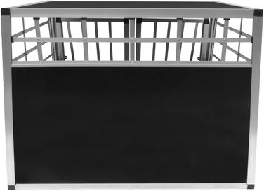 Транспортна переноска для собак та котів, велика подвійна переноска, алюмінієва гніздова решітка, переноска для автомобіля, переноска в багажник