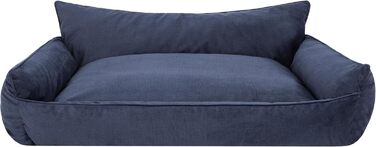 Ліжко для собак, лежанка для тварин, килимок для собак, ліжко-кімнат, матрац для собак, диван для тварин, матрац, XXXL - 132 x 106 см, Графіт. Екологічний розмір: XXXL - 132 x 106 см