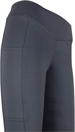 Легінси для верхової їзди Lazura Ariella | Еластичні штани для верхової їзди з кишенею для телефону | Середня посадка, повний облягання, силіконовий grip та класичний крій | Екіпірування для верхової їзди, 32, Графіт