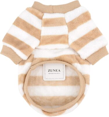 Теплий зимовий пуловер для собак ZUNEA: флісова куртка для цуценят, тепла сорочка для чихуахуа, котів, собак, дівчаток та хлопчиків, коричнева, розмір L