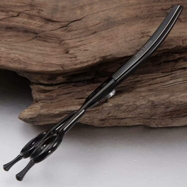 Професійна собача шарирка FENICE PEAK з титанової сталі, 20 см, вигнута 20-25°, сталь JP440C, 66 зубів. Ідеальна для грумінгу та догляду за домашніми тваринами.