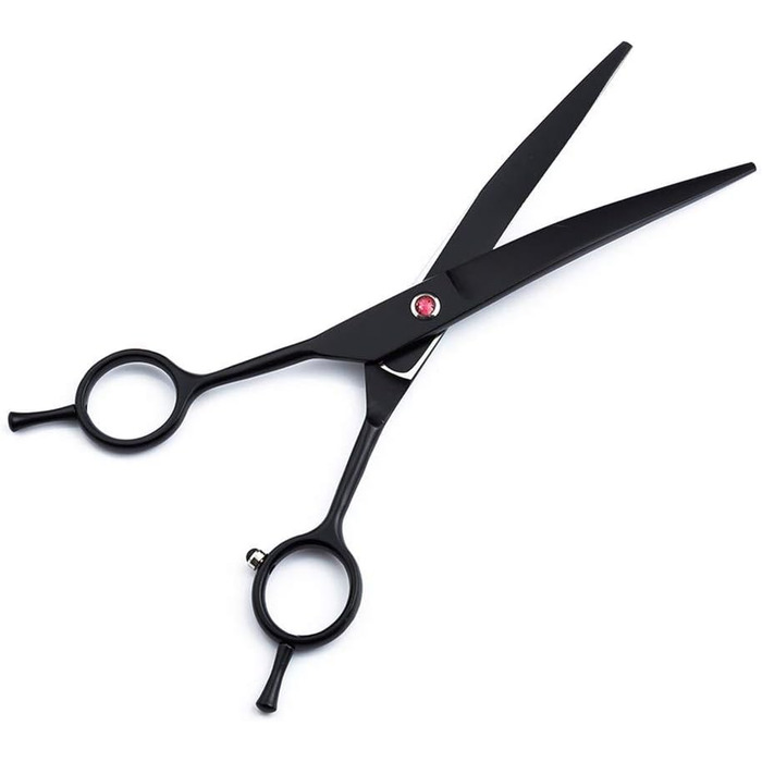 Професійна ножиці для лівшів 7 дюймів, ножиці для грумінгу собак, з нержавіючої сталі, для тіла, обличчя, носа, вух