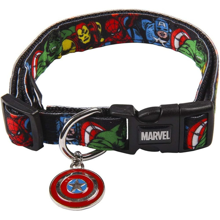 Нашийник для собак Cerdá Life's Little Moments Marvel M/L – офіційний ліцензований товар – регульований нашийник для собак середніх та великих порід – комфортний та міцний – Dog Collar M/L (1 шт.)