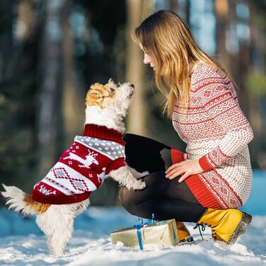 Пуховик для собак на зиму, теплий пуховик для тварин, одяг для собак, червоний, розмір S