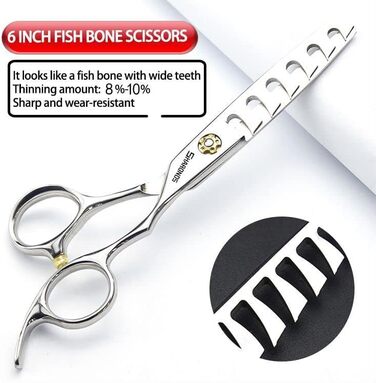 Професійна ножиця для грумінгу собак та котів Fellschere - 6/6.5/7.5 дюймів, нержавіюча сталь (2шт/3шт)