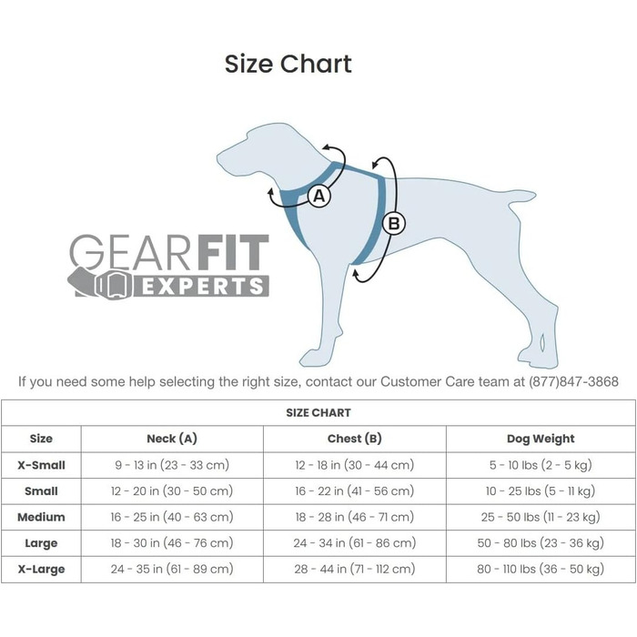 Шлейка для собак Kurgo TRU-Fit Smart Harness, синій, середній - для прогулянок та навчання без натягування