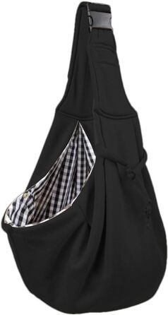 Транспортер для домашніх тварин, сумка-переноска для собак та котів з регульованим ременем, чорний | Сумка-переноска для маленьких тварин, для подорожей та прогулянок на вулиці