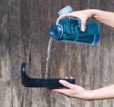 Пляшка для води OllyDog OllyBottle 600 мл, для тварин, синя