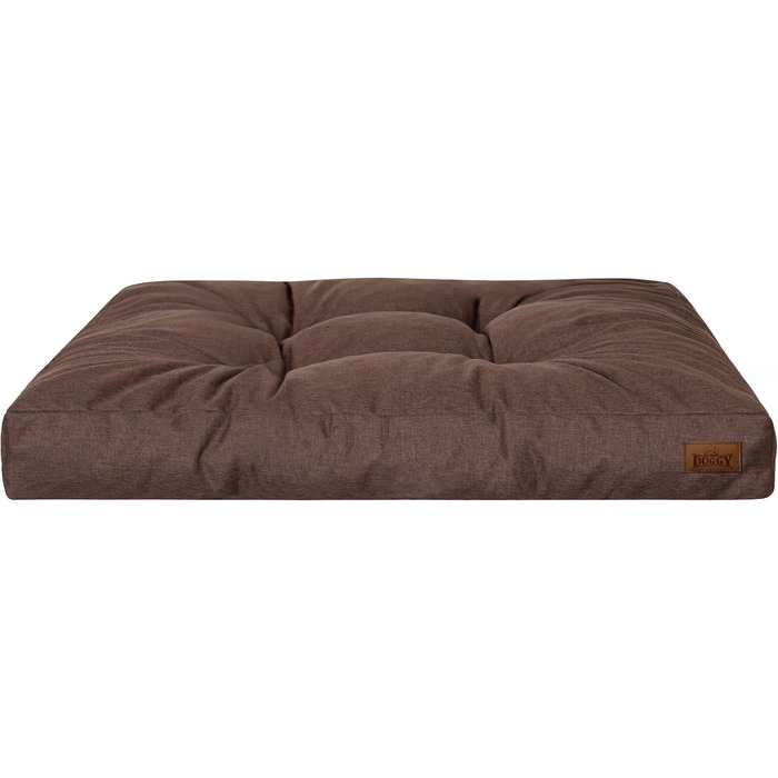Ліжко для собак, прямокутне, м'яка лежанка для собак, диванчик для собак, для маленьких собак, подушка, кошик, аксесуари для домашніх тварин, лежанка для собак, 75 x 50 см, коричневий