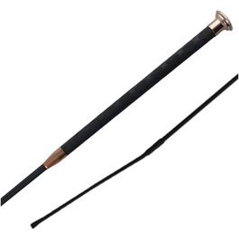 Woof Wear Harmony Dressage Whip 100cm Black Rose Gold - Шокова вудка для виїздки Woof Wear Harmony, 100 см, чорна з рожевим золотом