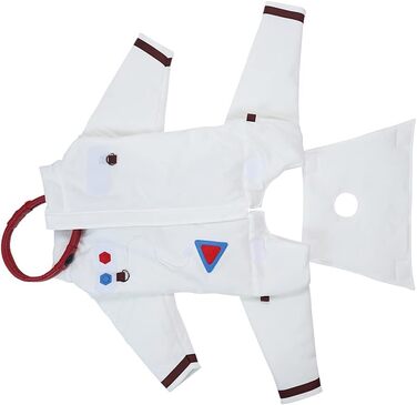 Костюм для собак та котів Space Dog на Хелловін, XXL, білий/розкішний сад