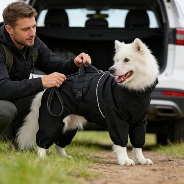 Зимовий костюм для собак XL - теплий, непромокаючий, для прогулянок на снігу та активного відпочинку
