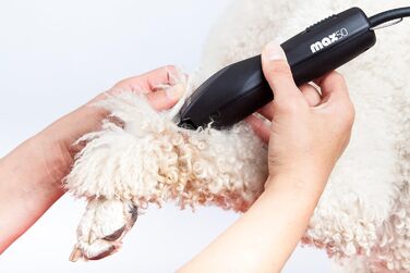 Машинка для стрижки волосся Rotschopf24 MAX 50+ з 2 насадками та сумкою. 2 швидкості. Потужніша та краща за Moser Max 50.