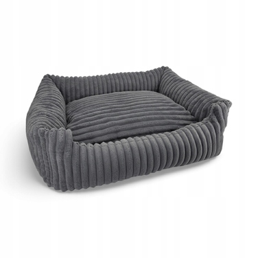 Плюшевий диван для собак Odol, сірий, 95 см x 75 см