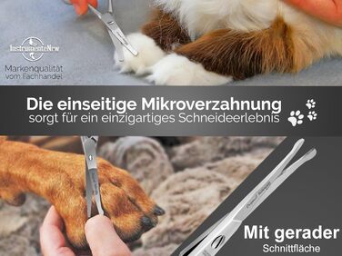 Ножиці для грумінгу собак PfotenSchere Solingen з мікрозубцями, 10,5 см