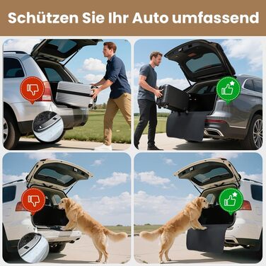 Захист для вантажного відсіку KYG: водовідштовхуючий, стійкий до подряпин, універсальний (105x80 см)