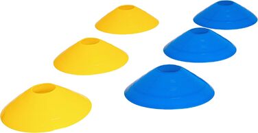 Набір навчальних дисків 8LevelUp: 40 штук (20 жовтих та 20 синіх), для футболу, кінного спорту, дресирування собак та коней, агіліті для собак