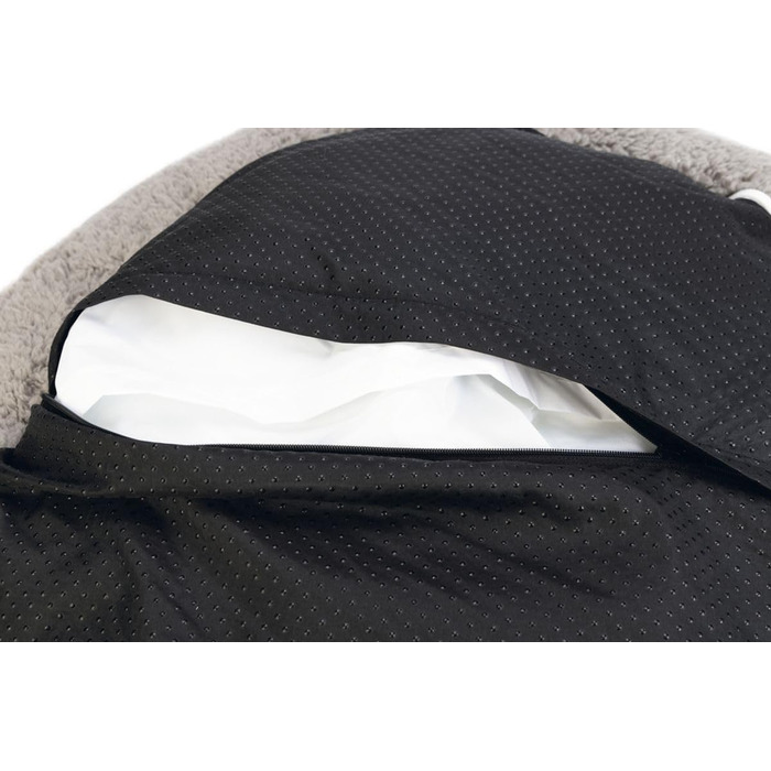 Ортопедичне ліжко для собак Beeztees Jaxx сірого кольору, 50 x 50 x 20 см