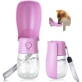 Складана пляшка для води для собак AVELORA, портативний диспенсер для води для собак, котів, кроликів, цуценят та інших дрібних тварин для прогулянок, походів, подорожей. Можна мити в посудомийній машині, аксесуар для цуценят, 284 мл