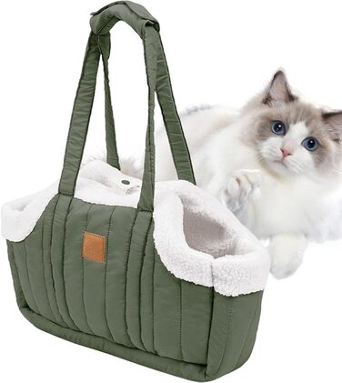 Трансформер для тварин: переноска для собак та котів, зелена, для прогулянок та подорожей