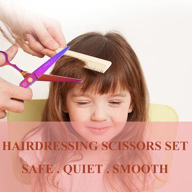 Професійні перукарські ножиці Purple Dragon 5.5 дюймів - набір для стрижки жінок та чоловіків