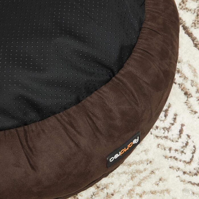 Ліжко для собак та котів Feandrea Donut, діаметр 50 см, колір коричневий