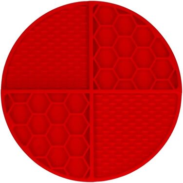 Килимок для собак - годівниця-головоломка, силіконовий, зелений, 21 см