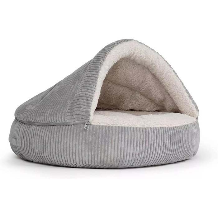 Будка для собак Cord Tion XL з віскоеластичною (віско) подушкою сірого кольору