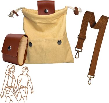 Сумка для корму з кишенями