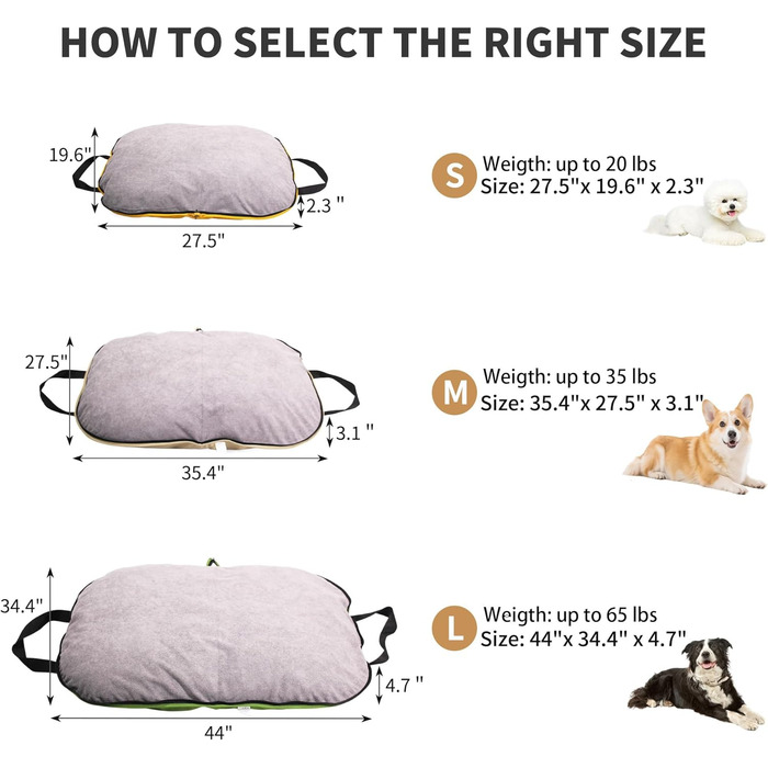 Водонепроникний килимок для собак на дачу, кемпінг та подорожі, L, денім блакитний