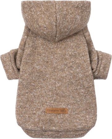 Світшот для собак Fitwarm, зимовий одяг для маленьких собак, хлопчиків та дівчаток, легкий, кашемір Хакі, розмір XXL