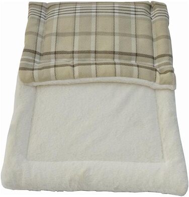 М'яка тепла ковдра для собак та котів Nanook XL, 70x45 см, бежева, washable