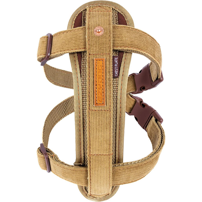 Шлейка EzyDog для собак з кріпленням для автоременю, безпечна, з підкладкою, для маленьких, середніх та великих собак, світловідбиваюча (XL, Чорний) (Double Extra Small, Kordsamt)