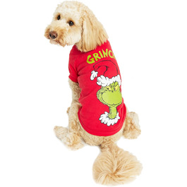 Пуловер для собак з новорічним мотивом, розмір S, The Grinch